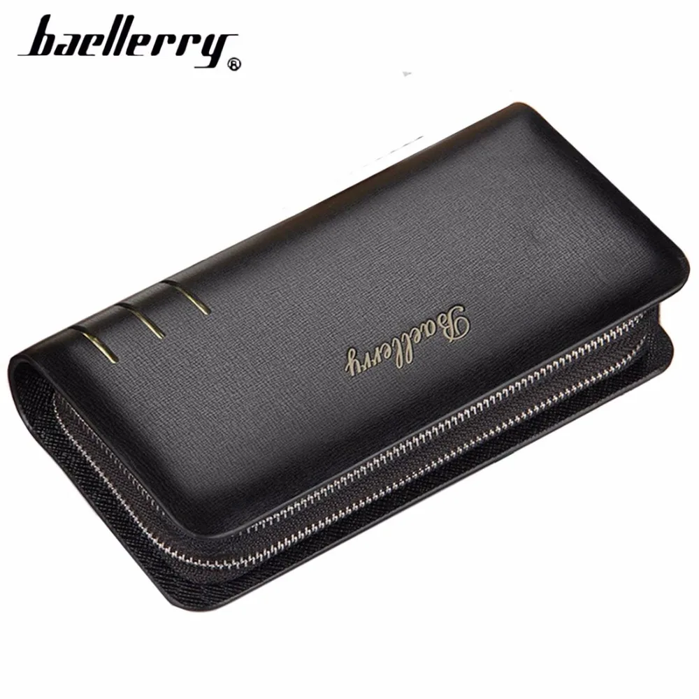 Baellerry большой емкости мужские кошельки длинный кошелек для сотового телефона Карманный держатель для карт мужской клатч сумка высшего качества бизнес-кошелек