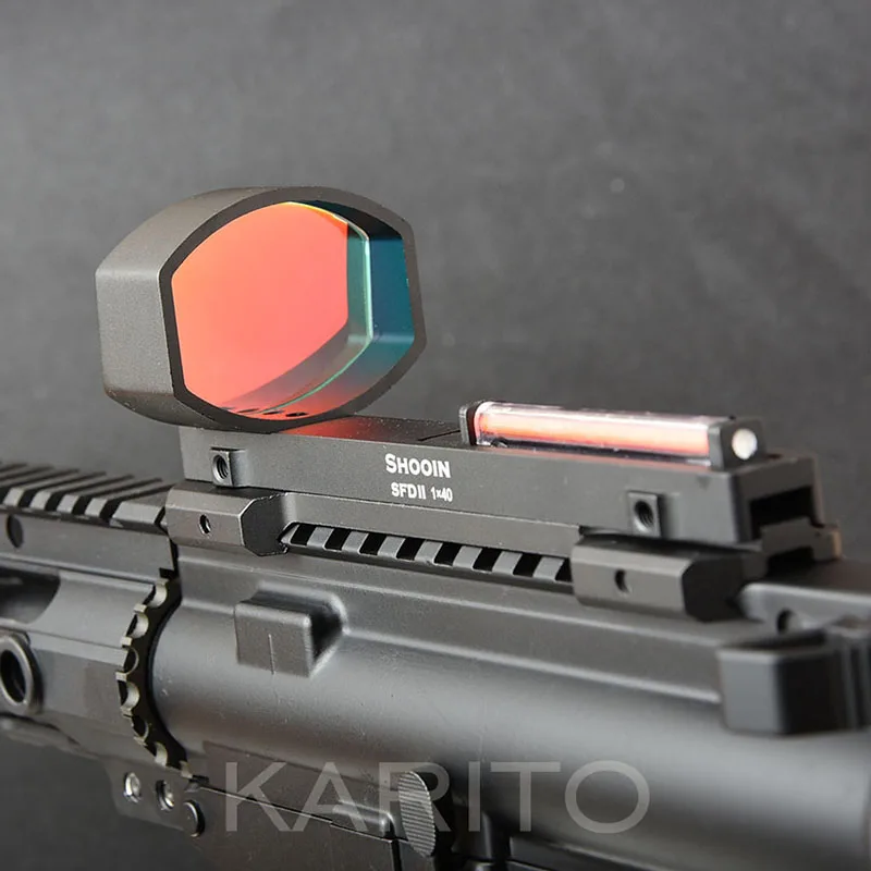 Оптический оптический прицел Shooin SFD II 1x для винтовки с красной точкой подходит