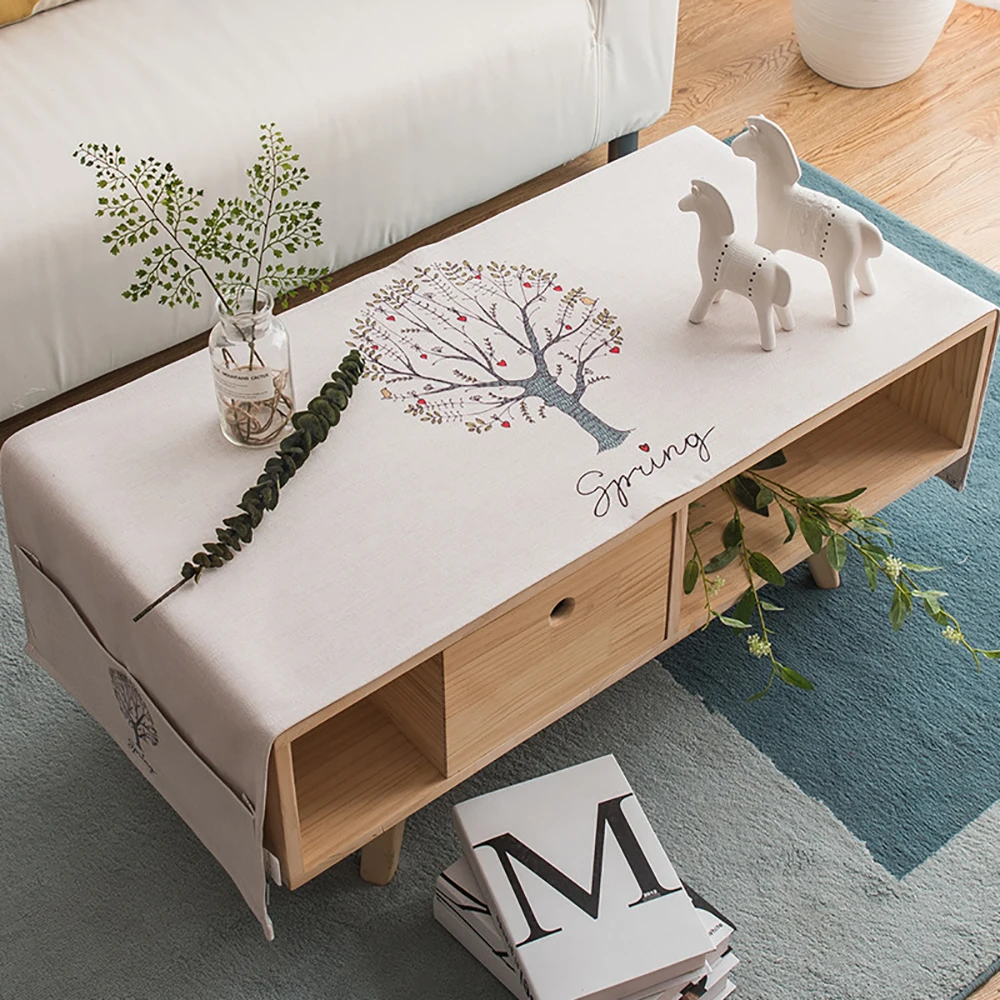 NordicStyleCoffeeTableTableclothWaterproofOilproofNowash