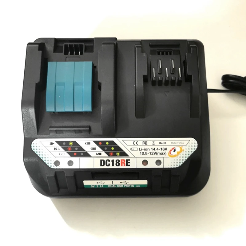 BL1830 BL1430 BL1016 BL1021 BL1041 литиевая батарея зарядное устройство DC18RE для Makita 18 в 14,4 В 10,8 в 12 В литий-ионный аккумулятор инструмент