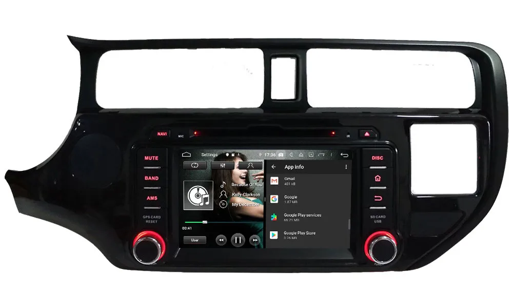 Klyde 4G Android 9 Восьмиядерный 4 Гб ОЗУ 64 Гб ПЗУ DSP BT автомобильный DVD мультимедийный плеер радио gps ГЛОНАСС для Kia Rio K3 Pride 2011