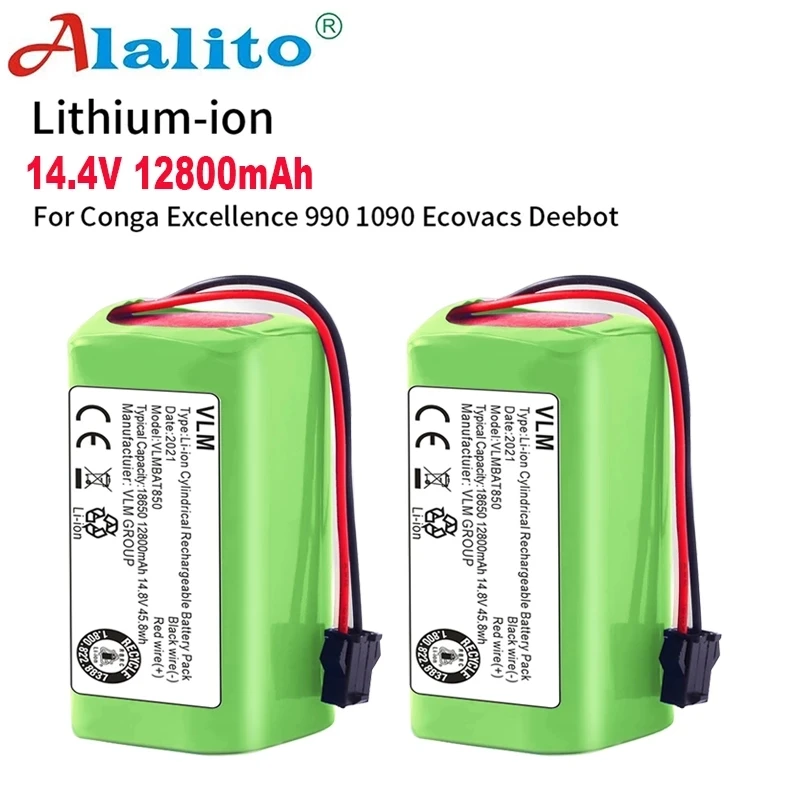 18650 14.4V 2600mAh Replacement Battery for Deebot N79S N79 DN622 Robovac 11 11S Max Conga Excellent 990 IKOHS S15 | Электроника