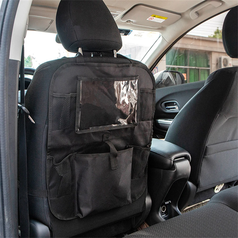 자동차 시트 뒷면 수납 가방 음료 홀더 티슈 박스 화물망 수납 포켓 쓰레기 봉투 음식 음료 홀더