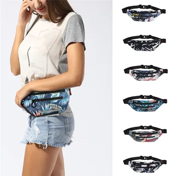 

Waterproof Double Pocket Waist Hip Bag Adjustable Chest Pack Casual Phone Key Purse Money Fanny Belt Pouch Travel Accessory #40