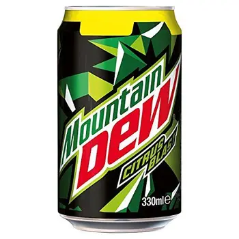 

Mountain Dew Citrus explosiva de 330 ml (Pack de 24 x 330 ml)