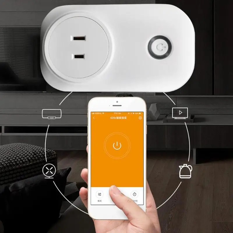 WiFi интеллектуальная розетка беспроводной пульт дистанционного управления адаптер приложение дистанционное управление для Amazon Alexa Google Home EU/US/AU/UK/IT/BR/FR/JP