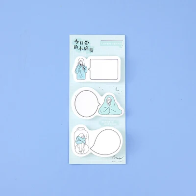 60 шт./компл., принт с героями мультфильмов Kawaii, Блокнот милый диалоговое окно наклейки постэто офисные школьные принадлежности, блокноты для художественного оформления ногтей, ручная работа милые студенческие стационарный - Цвет: 5