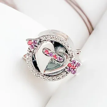 

100% 925 Sterling Silver Bead New Cupid Arrow Beads Fit Pandora Women Bracelet & Necklace Diy Jewelry