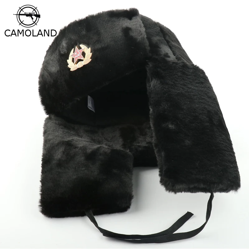 Russia Ushanka Soviet Army Kgb Fur 