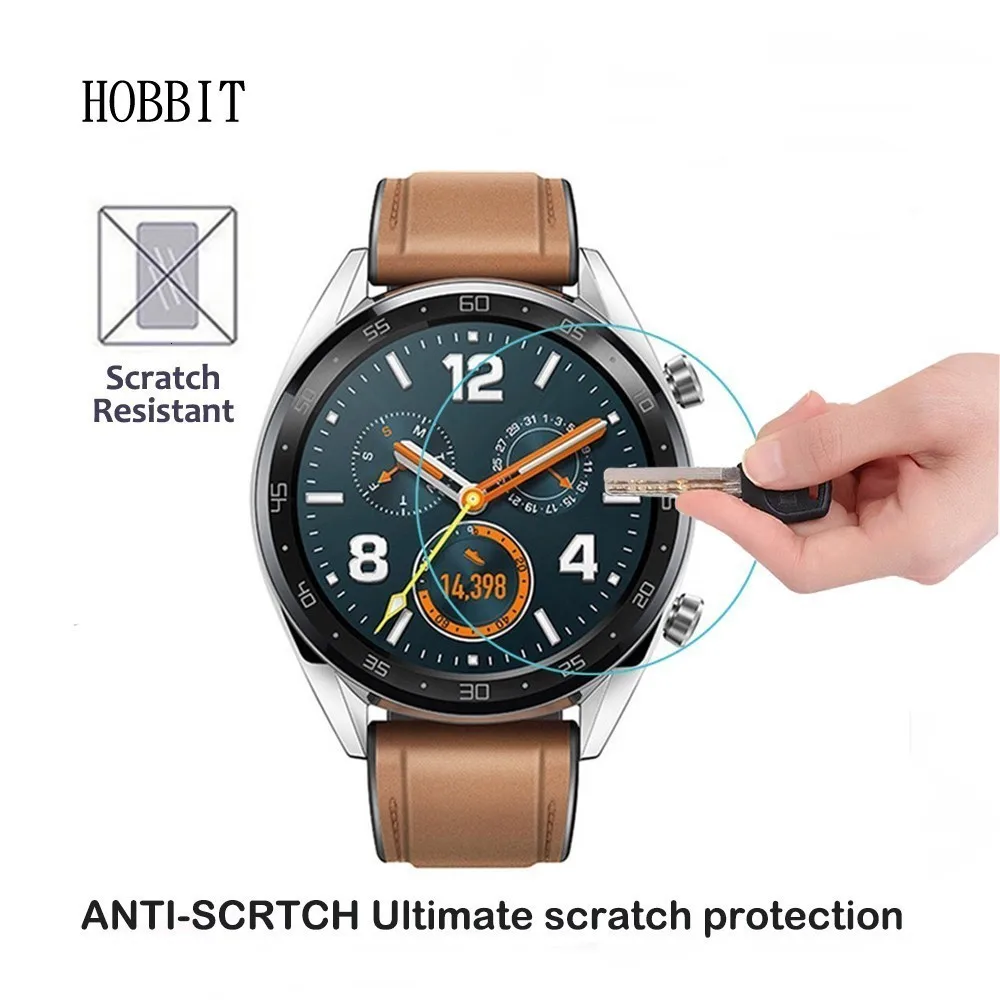 2 упаковки для huawei Watch GT защитная пленка из закаленного стекла 0,3 мм 2.5D Защитная пленка с защитой от осколков