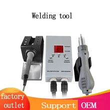 8878d цифровой дисплей мини удобный инструмент для обслуживания мобильного телефона два в одном горячий воздушный пистолет разборки и сварки платформы