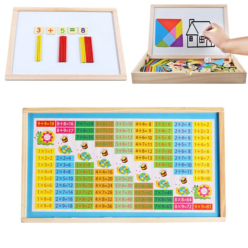 

Cute Pudding-in-Multi-functional Educational Toy Joypin CHILDREN'S Early Education Counting Sticks Children Toy Drawing Board