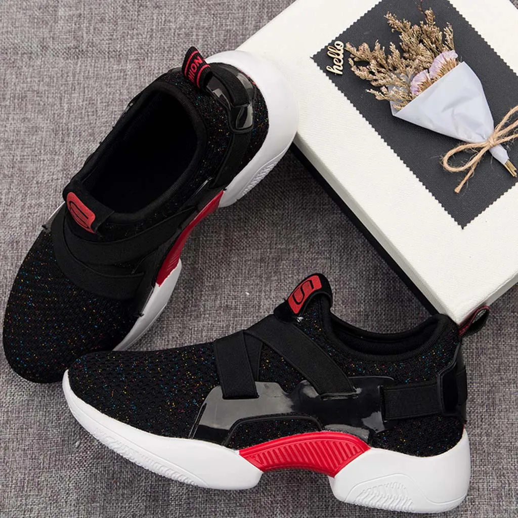 Осенняя модная Женская теннисная обувь женская повседневная дышащая сетчатая на