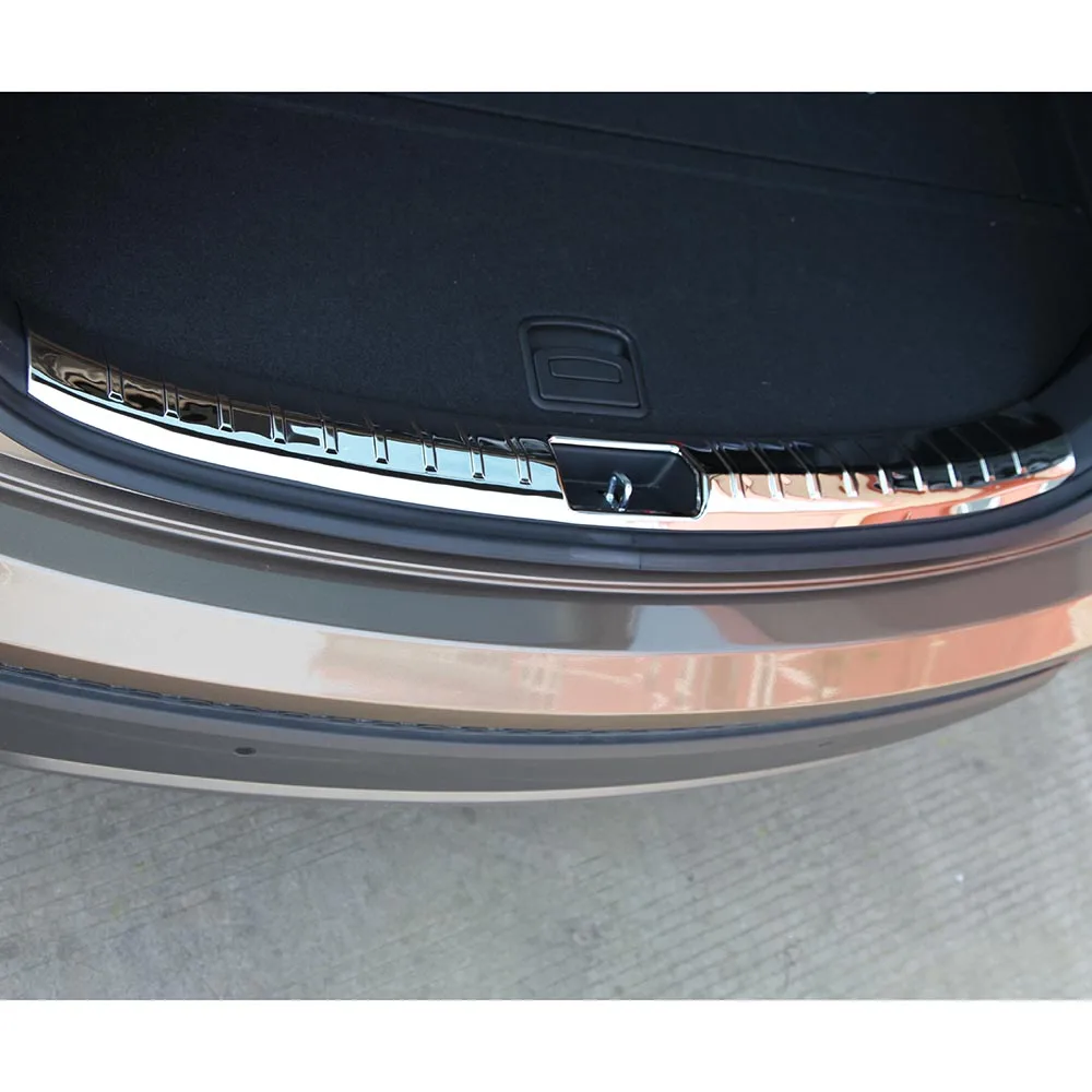 Аксессуары подходит для 2013 13 14 15 16 17 HYUNDAI SANTA FE хромированный задний бампер