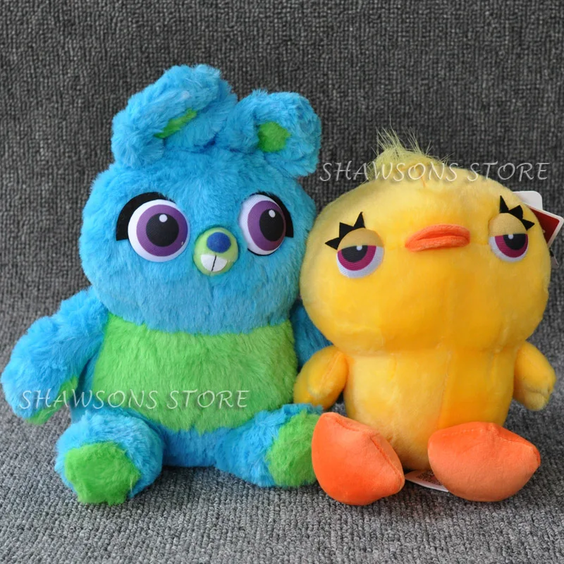 Фильм История 4 персонажа 1" кролик 8" утка Ducky плюшевые мягкие игрушки Мягкая кукла