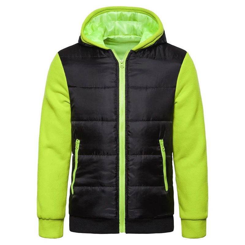 Приталенная брендовая одежда, повседневные парки, мужские пальто, куртка, толстая Мужская ветрозащитная парка, пальто с капюшоном, мужские зимние куртки, пальто для мужчин - Цвет: Green  5
