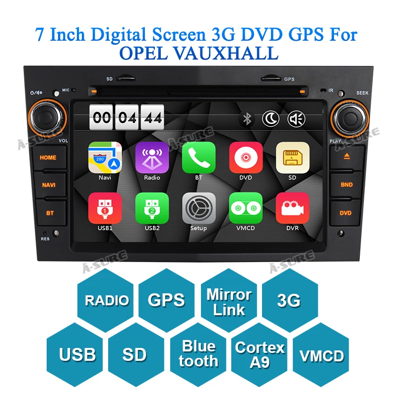 Excellent A-Sure 2 Din Car Auto Radio GPS DVD Player Navigation For Opel Vauxhall Antara Vectra Zafira Astra Meriva Vivaro DAB+ Bluetooth 6 Excellent A-Sure 2 Din Car Auto Radio GPS DVD Player Navigation For Opel Vauxhall Antara Vectra Zafira Astra Meriva Vivaro DAB+ Bluetooth 6