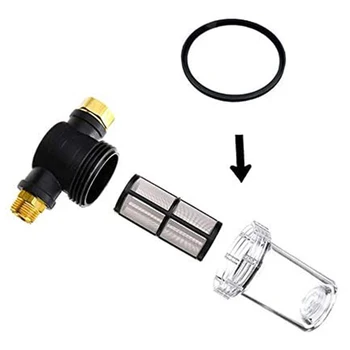 

Set Filter Kit Sediment Pressure Washer Inlet Garden Hose /4 inch 100 Mesh