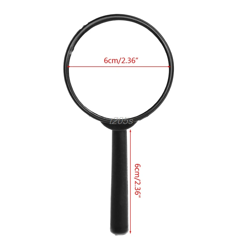 10X Folding Pocket Magnifier 2.56''Diameter Loupe with Keychain Portable Magnifying  Glass for Reading Jewelry Coins Hobby Using