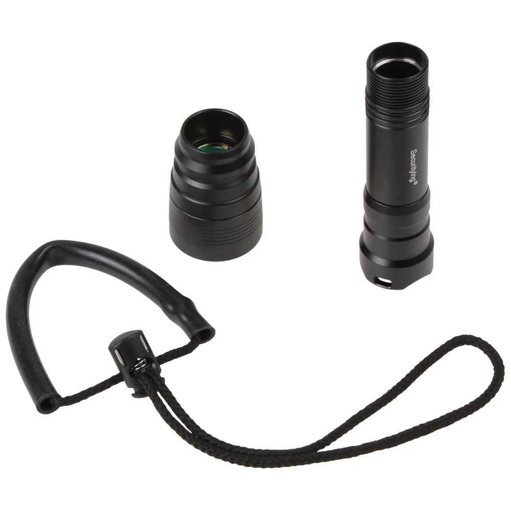 SecurityIng 1000Lm XM-L2 U2-1A LED IP68 Diving Flashlight Max to 150m with Magnetic Switch