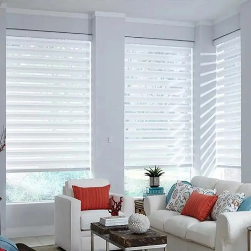 Window Blinds Night and Day Zebra Roller Blinds Curtain Blind Window Curtains for Home Bedroom Living Room