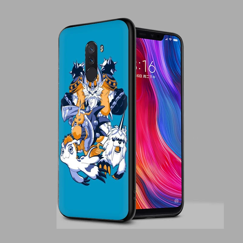 EWAU мультфильм Digimon силиконовый чехол для телефона для Xiaomi 5X6 6X8 9 SE A1 A2 Lite Max 3 F1 9T A3 Pro CC9 CC9e 9 Pro Note 10