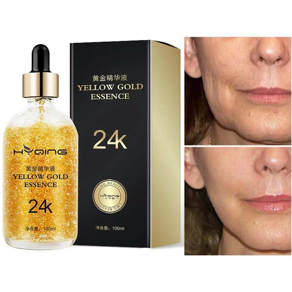 

24K Gold Tense Moisture Pure Hyaluronic Acid Serum Anti-wrinkle Gold Nicotinamide Liquid Skin Care High Quality