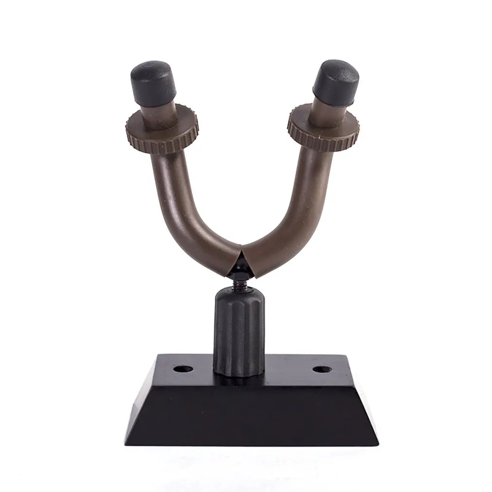 Деревянная гитара вешалка Wall-Mount Дисплей Регулируемая подставка прочный держатель музыкальный инструмент короткая крюк