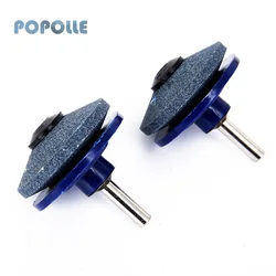 Affûteur de lame de tondeuse à gazon, perceuse électrique manuelle, affûteur rotatif adapté à la tondeuse à gazon de jardin, affûteur en pierre à aiguiser 