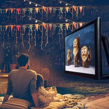 

2020 New HD Foldable 200 inch Projector Screen 16:9 Anti-Crease Projection Movies Screen For Home Outdoor