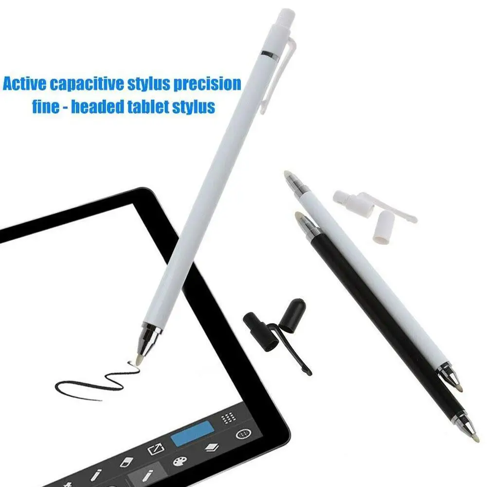 

2 In 1 Capacitive Stylus Touch Screen Pen Writing Drawing Stylus PC For Tablet Pens IOS Android Phone Tablet Mobile P7N2