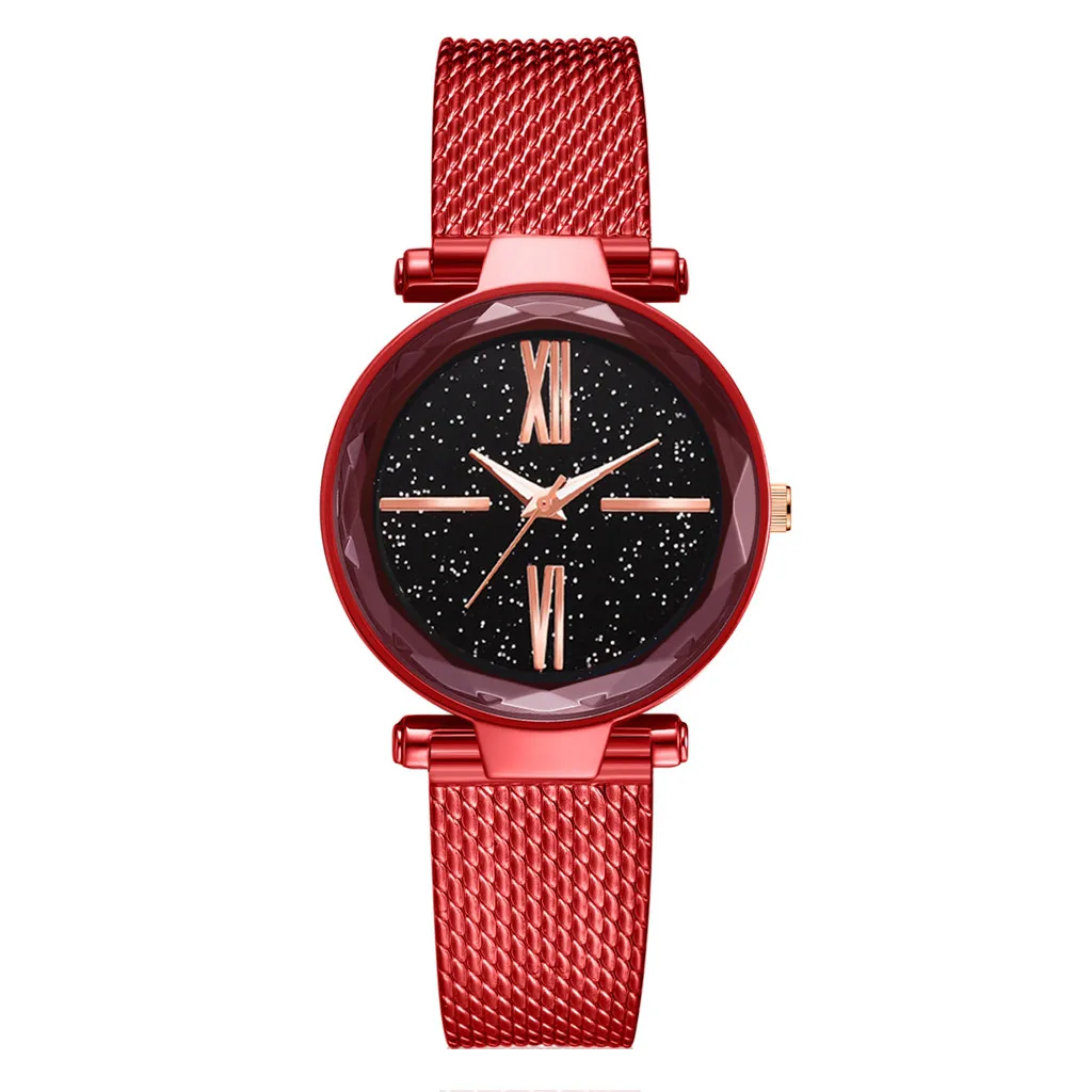 Роскошные женские часы модные элегантные с магнитной пряжкой Vibrato Фиолетовые женские наручные часы Новинка звездное небо римские цифры подарок часы
