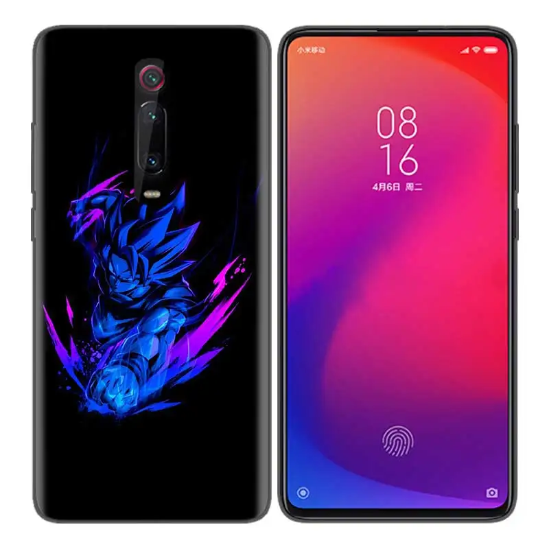 Черный мягкий силиконовый чехол-сумка для Xiaomi mi 9T CC9 Red mi 4 4X5 6 6A 7 7A Note Plus K20 Pro F1 Tampa Fall DRAGON BALL Z Su