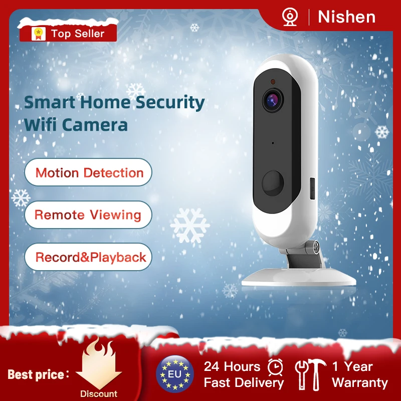 Наружная IP-камера 1080p HD аккумулятор Wi-Fi беспроводная камера видеонаблюдения 2.0MP