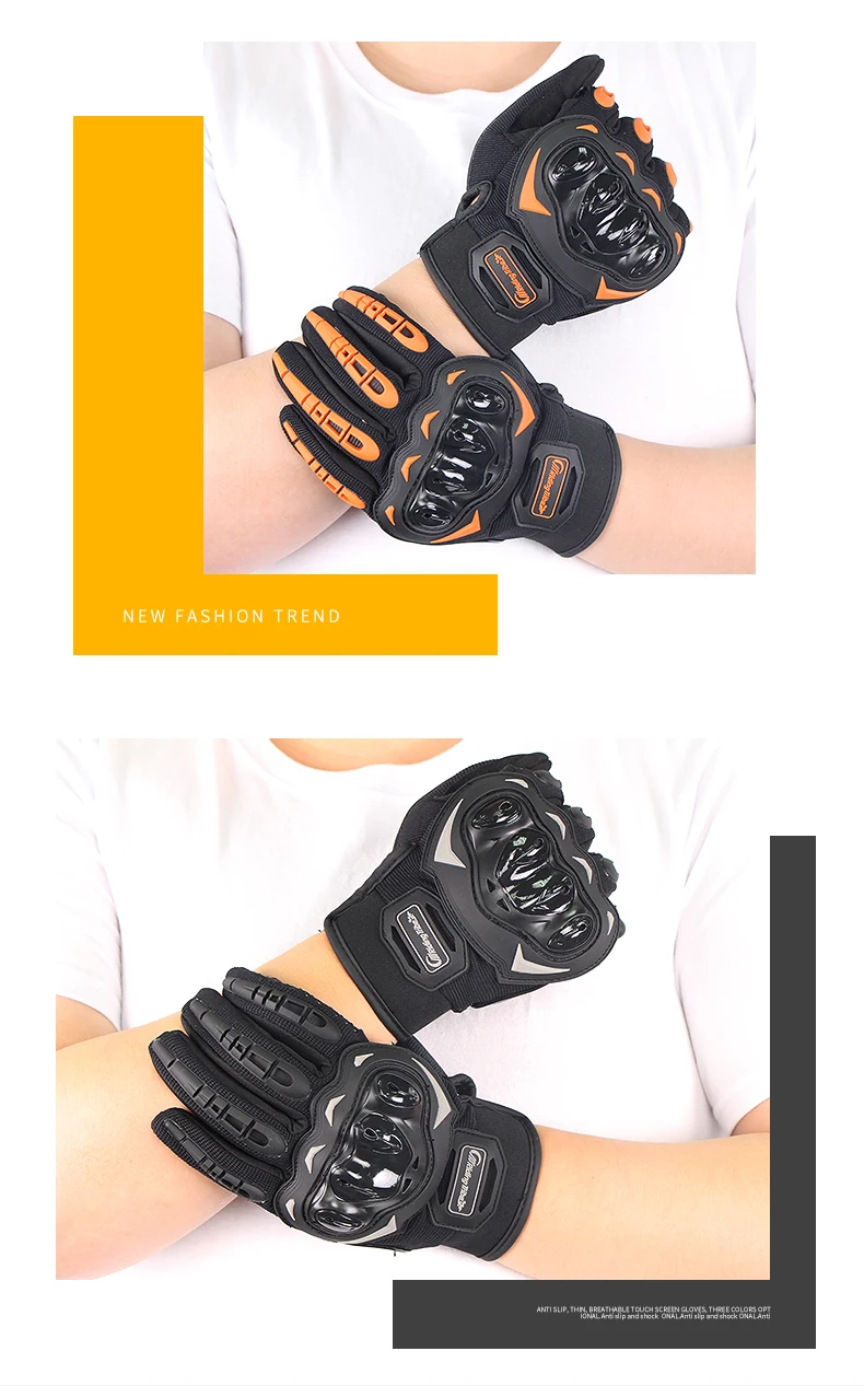 Перчатки для мотоциклистов, дышащие, полный палец, гоночные перчатки, для спорта на открытом воздухе, защита для верховой езды, кросс, перчатки для езды на велосипеде, Guantes Moto