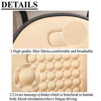 

Fabric Seat Cover Universal Car Breathable UV resistance Mat Pad Office