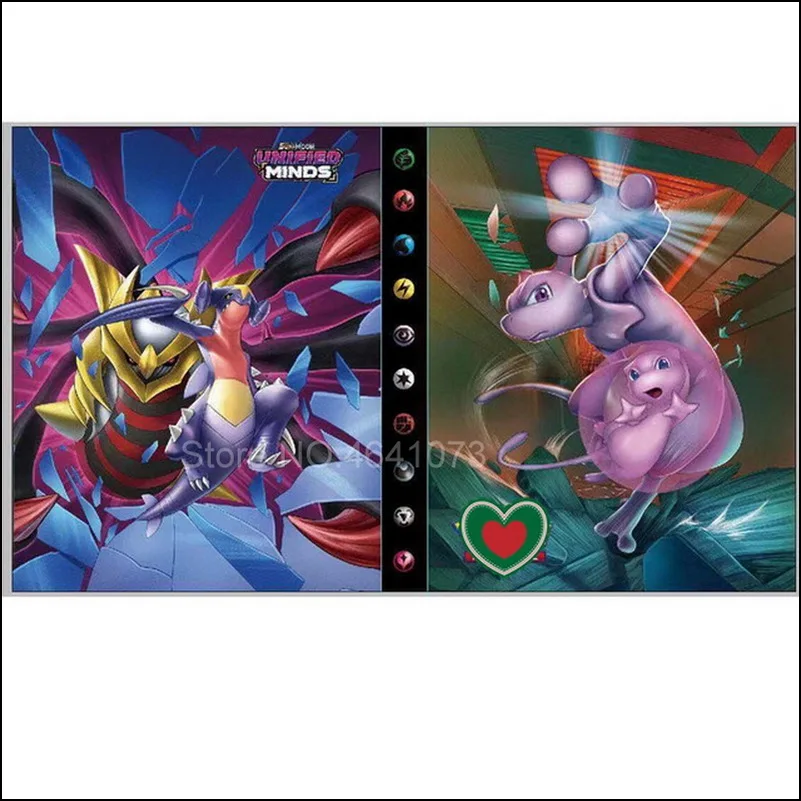 80 240 шт. держатель Альбом игрушки коллекции Pokemones карты Альбом Книга Топ загруженный список игрушки подарок для детей - Цвет: 240pcs 002