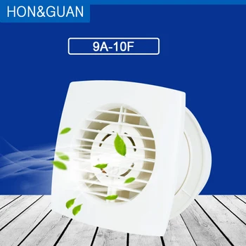 

Hon&Guan 4'' Silent Air Extractor for Bathroom Bath Exhaust Ventilator System Wall Mount & Ceiling Fans Ventilation Household