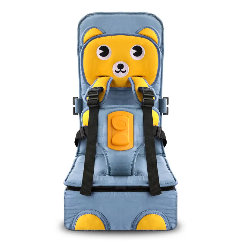 Blue seat (no box) С высокой прочностью детское сиденье и диван детский ремень безопасности регулятор детское сиденье-бустер детское кресло детское сиденье хлопок ткань - Цвет: Blue seat (no box)