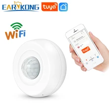 Wifi Ceiling Infrared Detector PIR Movement Sensor Human Body Motion Sensor Alarm Security Burglar Alarm System IOS Android APP