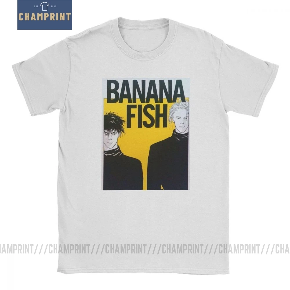 Men Banana Fish Handsome Eiji Ash T Shirt Anime Manga Pure Cotton Clothing Leisure Short Sleeve Crew Neck Tees Gift Idea T Shirt Buy Cheap In An Online Store With Delivery Price