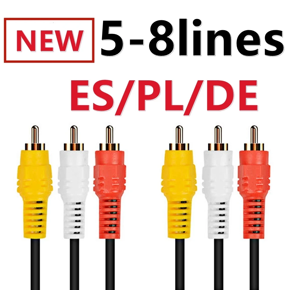 Receptor de TV CCCAM estable, línea de Cable AV en Europa, egygold, 7 líneas, Freesat ccam cline para DVB-S2 Gtmedia v8 nona V8 Hon