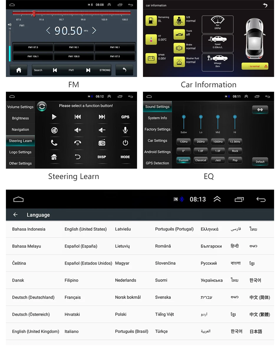 9 дюймов 2+ 32G Android 8,1 для Chevrolet Cruze J300 2013 мультимедийный плеер HiFi gps Navi 2din Автомагнитола головное устройство DVD