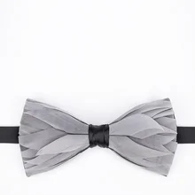 Новая модная повседневная мужская серия лебедей, черный воротник ручной работы с перьями, мужской Высококачественный Свадебный Жених ручной работы