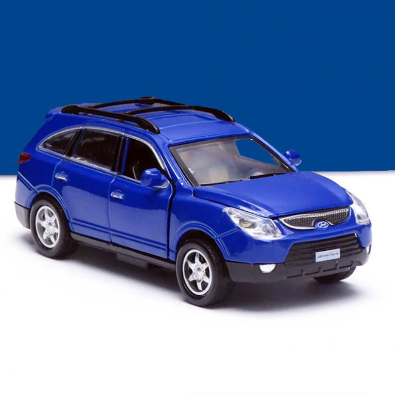 Модель внедорожника из сплава автомобиля 1/34 Корея Hyundai-Veracruz модель со звуком