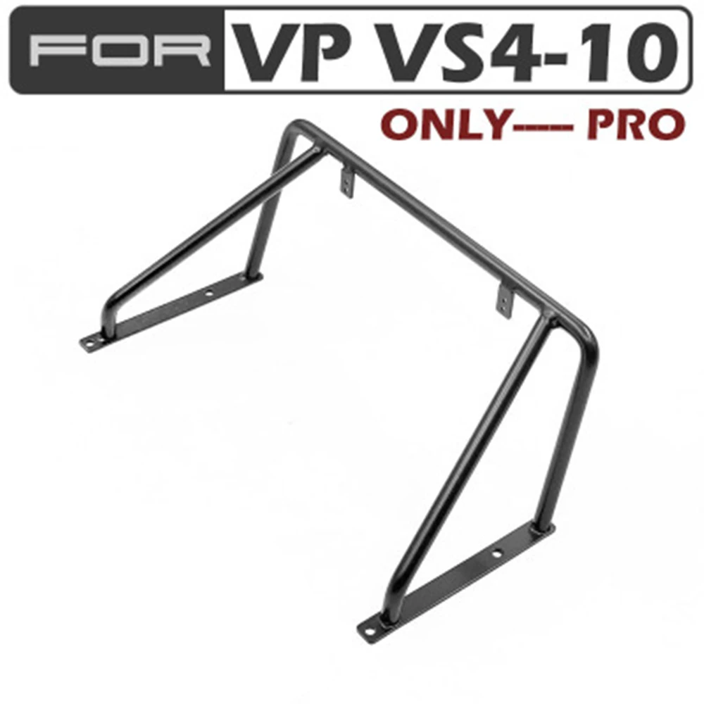 Нержавеющая сталь ведро ролл клетка подходит для 1:10 весы VP VS4-10 PRO дистанционное управление игрушки модель грузовика - Цвет: Черный