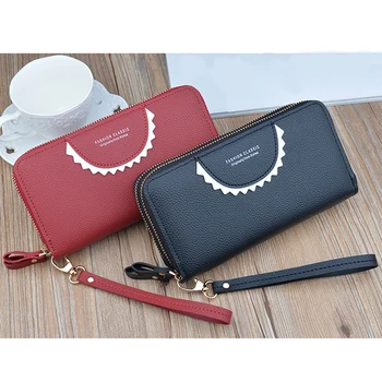 

Zipper Long Bag Creative Style Womens Wallets Purses Letter Printed Clutch Bag Fashion
