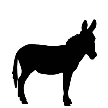 

Dawasaru Donkey Pattern Car Sticker Waterproof Cover Scratch Decal Laptop Truck Window Motorcycle Auto Accessories PVC,15cm*15cm