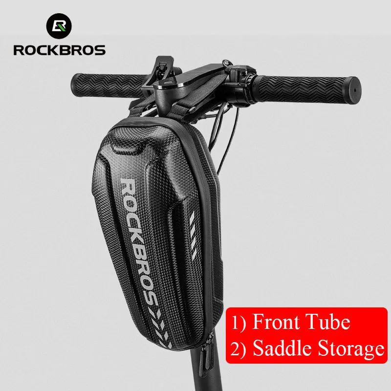 

ROCKBROS Mountain Bicycle Front Tube Bag Rainproof Hard Shell Bike Frame Top Tube/Saddle Storage Bags For MTB Road/Folding Bike
