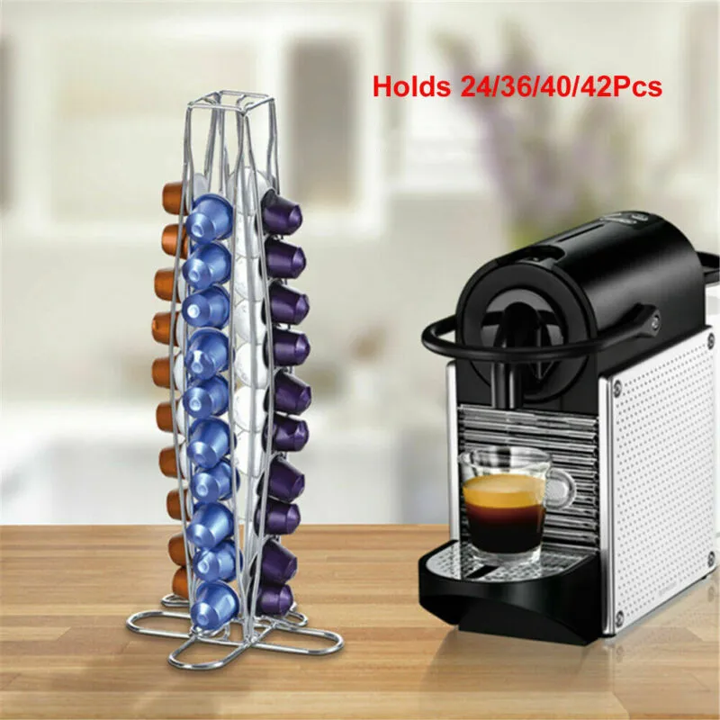 

42 Display Stand Mount Dispenser Storage Rack For Capsules Coffee Pod Holder